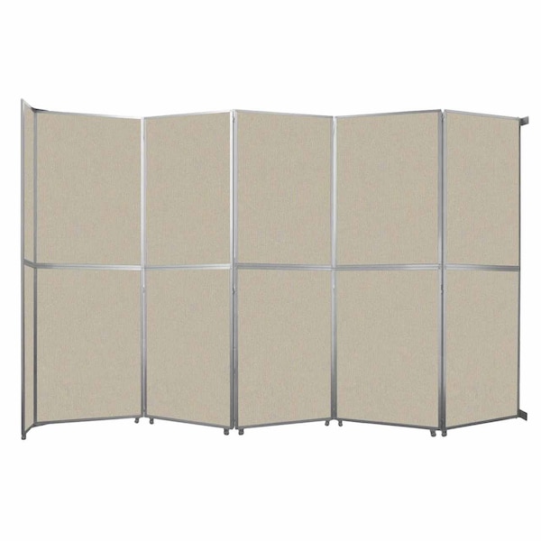 Operable Wall Folding Room Divider 19'6" x 12'3" Sand Fabric